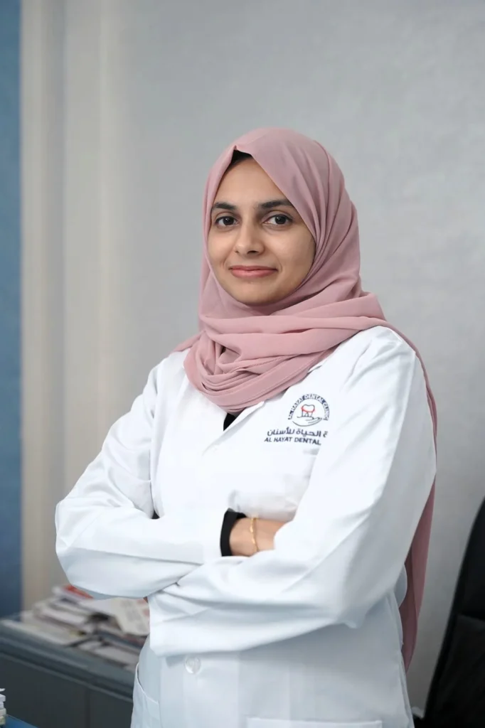 Dr. Fousiya Abubakker, Dentist at Al Hayat Dental Clinic Ras Al Khaimah